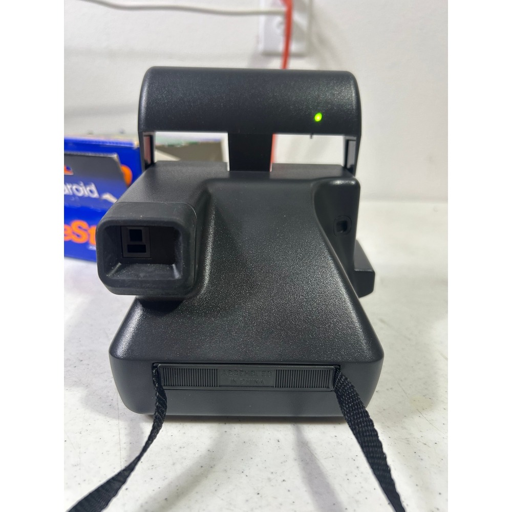 Polaroid OneStep 600 Instant Film Camera Black with Original Box Vintage - Picture 6 of 11